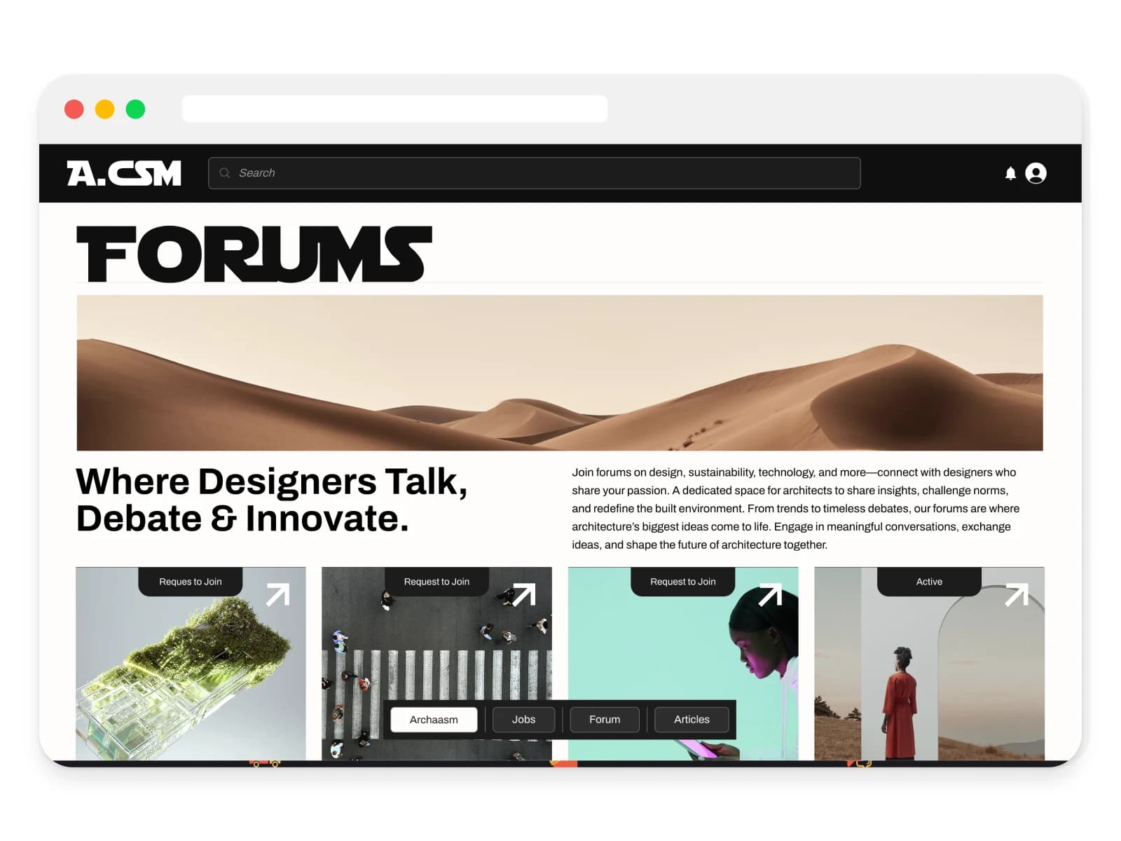 Forums — where designers talk, debate and disagree in public